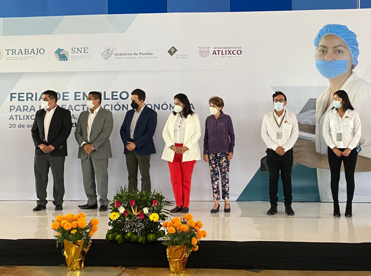 Se realiza Feria del Empleo 2021 en Atlixco